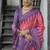 Rani color tussar silk temple border print sarees
