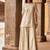 Mint green embroidered silk chanderi sharara set