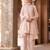 Pink embroidered silk chanderi kurta set