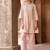 Pink embroidered silk chanderi kurta set