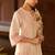 Pink embroidered silk chanderi kurta set