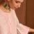 Pink embroidered silk chanderi kurta set
