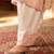 Pink embroidered silk chanderi kurta set