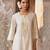 Mint green embroidered silk chanderi kurta set