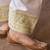 Mint green embroidered silk chanderi kurta set