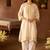 Mint green embroidered silk chanderi kurta set
