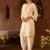 Mint green embroidered silk chanderi kurta set
