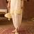Lemon yellow embroidered silk chanderi kurta set