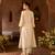 Mint green embroidered silk chanderi kurta set