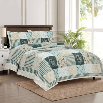 Bedsheet with Pillow Covers for Home & Bedroom Use 1
