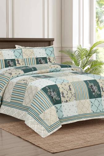 Bedsheet with Pillow Covers for Home & Bedroom Use