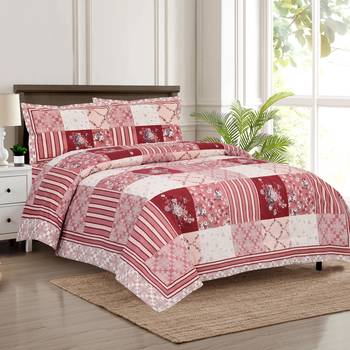 Bedsheet with Pillow Covers for Home & Bedroom Use 1