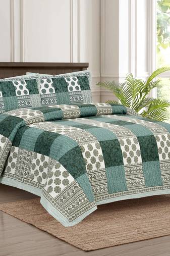 Bedsheet with Pillow Covers for Home & Bedroom Use