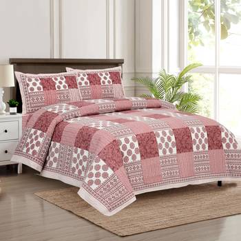 Bedsheet with Pillow Covers for Home & Bedroom Use 1