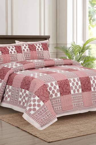 Bedsheet with Pillow Covers for Home & Bedroom Use