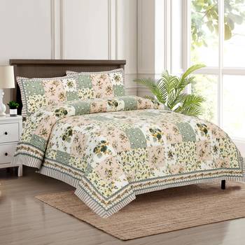 Bedsheet with Pillow Covers for Home & Bedroom Use 1