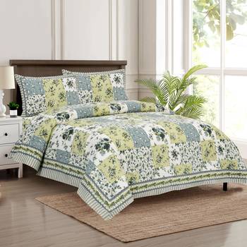 Bedsheet with Pillow Covers for Home & Bedroom Use 1