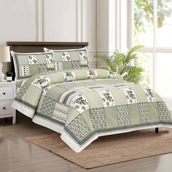 Bedsheet with Pillow Covers for Home & Bedroom Use 1