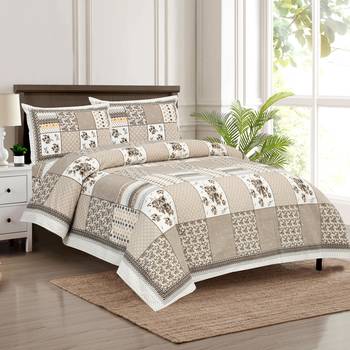 Bedsheet with Pillow Covers for Home & Bedroom Use 1