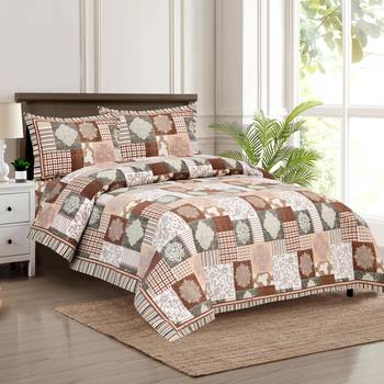 Bedsheet with Pillow Covers for Home & Bedroom Use 1