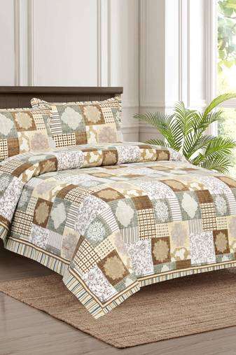Bedsheet with Pillow Covers for Home & Bedroom Use