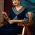 Women's teal heavy velvet embroidered v-neck luxury kurta set with chinon silk dupatta