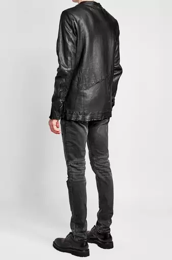 men's brown lambskin leather jacket classic zip up style genuine