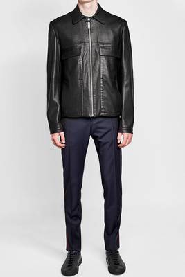 men's genuine lambskin leather biker jacket classic moto zip style premium sophisticated 3