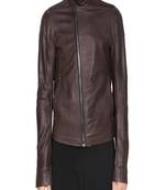 Men's genuine lambskin leather jacket leather motorcycle biker racer style jacket-cl-m63