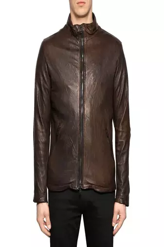 men's genuine lambskin leather biker jacket classic moto zip style premium stylish