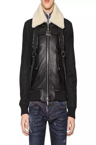 men's genuine lambskin leather biker jacket classic moto zip style premium authentic