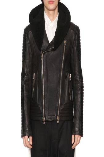 men's genuine lambskin leather biker jacket classic moto zip style premium genuine