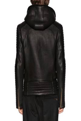 men's genuine lambskin leather biker jacket classic moto zip style premium genuine 3