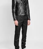 Men's genuine lambskin leather jacket leather motorcycle biker racer style jacket-cl-m71