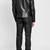 Men's genuine lambskin leather jacket leather motorcycle biker racer style jacket-cl-m71