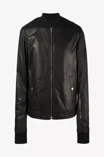 men's genuine lambskin leather biker jacket classic moto zip style premium top grade