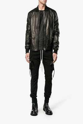 men's genuine lambskin leather biker jacket classic moto zip style premium top grade 3