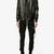 Men's genuine lambskin leather jacket leather motorcycle biker racer style jacket-cl-m91