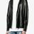 Men's genuine lambskin leather jacket leather motorcycle biker racer style jacket-cl-m92