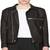 Men's genuine lambskin leather jacket leather motorcycle biker racer style jacket-cl-m94