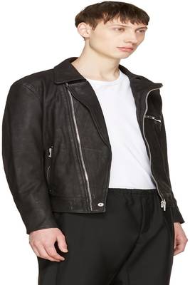 men's genuine lambskin leather biker jacket classic moto zip style premium ultimate 3