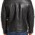 Men's genuine lambskin leather jacket leather motorcycle biker racer style jacket-cl-m96