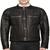 Men's genuine lambskin leather jacket leather motorcycle biker racer style jacket-cl-m98