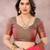 Pink pure silk woven zari work saree with blouse