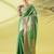 Light green pure silk woven zari work saree with blouse