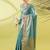Light green pure silk woven zari work saree with blouse