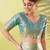 Light green pure silk woven zari work saree with blouse