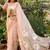 Pink pure cotton printed zari work saree with blouse