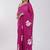 Pink pure cotton printed zari work saree with blouse