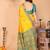 Multicolor pure silk woven zari work saree with blouse